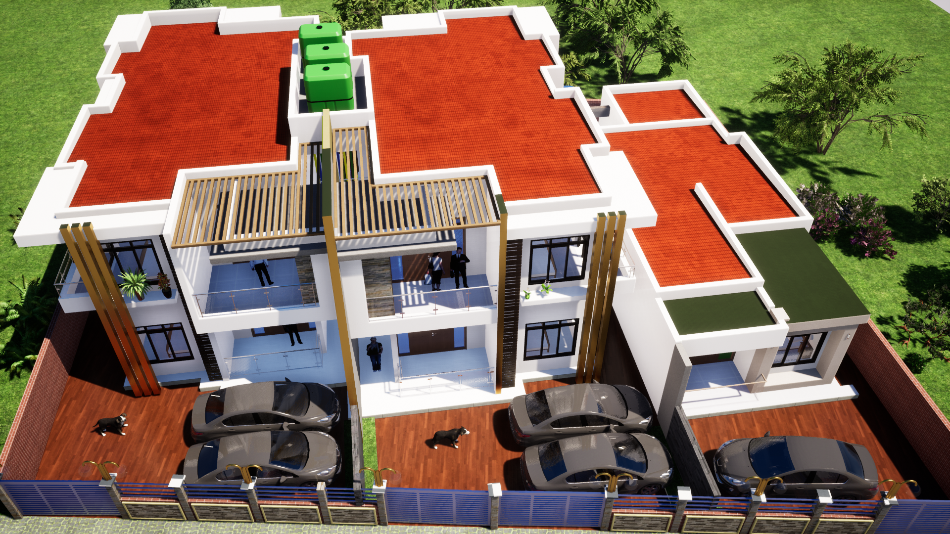 RESIDENTIAL BUILDING TWO IN ONE